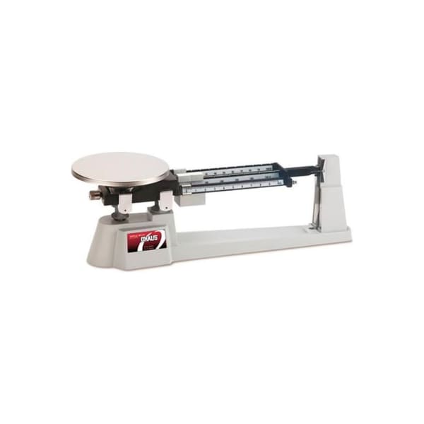 Ohaus 760-00 Triple Beam With Stainless Steel Plate & Tare 610g x 0.1g 6" Diameter Platform 80000013 - main